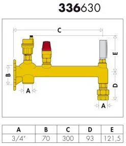 Caleffi Gefäßanschlussgruppe 336631 3/4"x3 Bar, Messing, Bis 50 KW, Mit Klappventil 5 Caleffi Gefäßanschlussgruppe 336631 3/4"x3 Bar, Messing, Bis 50 KW, Mit Klappventil -Deutschland Schmutzabscheider Verkaufs-Shop Caleffi Gefaessanschlussgruppe 336631 3 4 x3 bar Messing bis 50 kW mit Klappventil 1