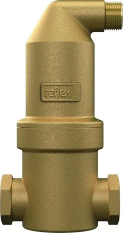Reflex Exvoid Mikroblasenabscheider 9251010 A 3/4, IG 3/4", Horizontal, 110 °C, 10 Bar, Messing